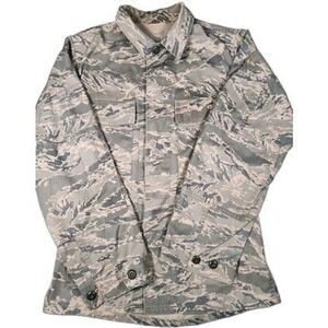USAF Military Field Coat Jacket ABU Digital Tiger Stripe Camo Combat Uniform 38R